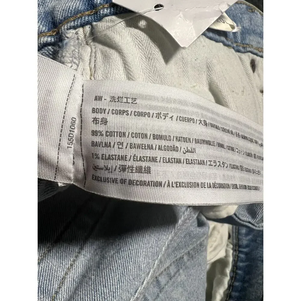 NWT Abercrombie & Fitch Women's The '90s Straight Ultra High Rise Jeans 35/20L